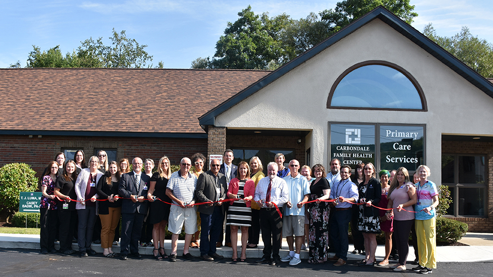 Wayne Memorial Ribbon Cutting at Carbondale Facility Wayne